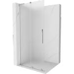 Mexen Velar L плъзгаща се преграда за душ Walk-in 90 x 200 см, матирано 8 мм, хром - 871-090-003-33-01 (871-090-003-33-01)