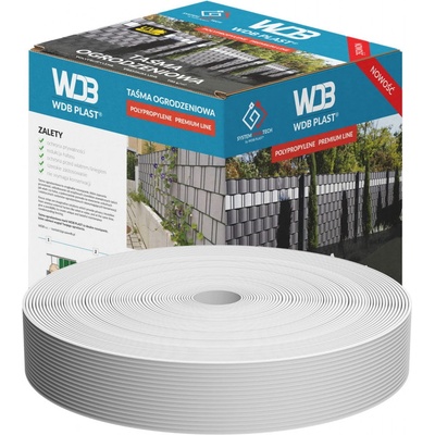 WDB Plast PP Premium Line Krycia páska 4.75 cm x 50 m biela