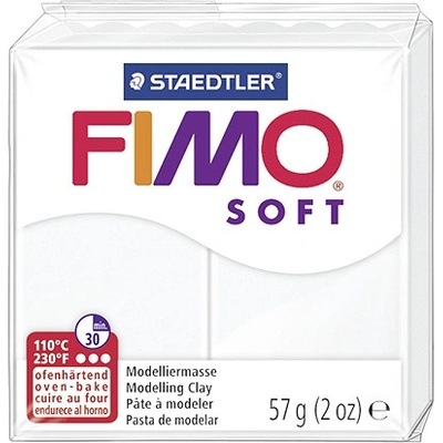 Fimo soft 57g - biela