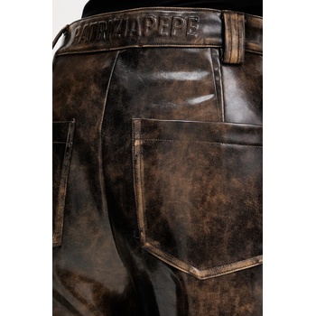 Patrizia Pepe Панталон Patrizia Pepe в кафяво с широка каройка, с висока талия 8P0758 E064 (8P0758.E064)