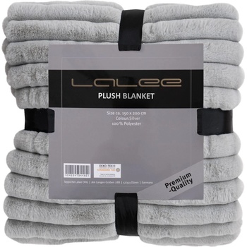 Lalee Одеяло Plush Blanket PLB 500, 150x200, сребрист (PLB500SIL150200)