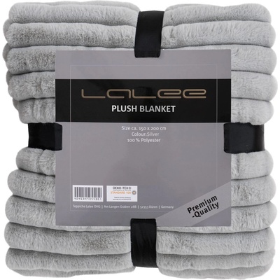 Lalee Одеяло Plush Blanket PLB 500, 150x200, сребрист (PLB500SIL150200)