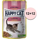 Happy Cates Meat in Sauce Kitten & Junior Land Geflügel 85 g