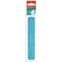 Keyroad pravítko 15 cm ohybné, mix farieb KR970854-15