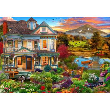 Bluebird Puzzle - Puzzle Garden Country Home - 1 000 piese