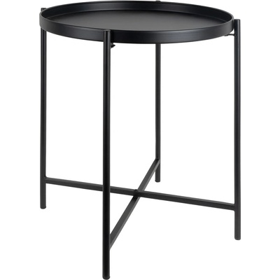 Leitmotiv Метална кръгла странична масичка ø 40 cm Meseta - Leitmotiv (LM2333BK)