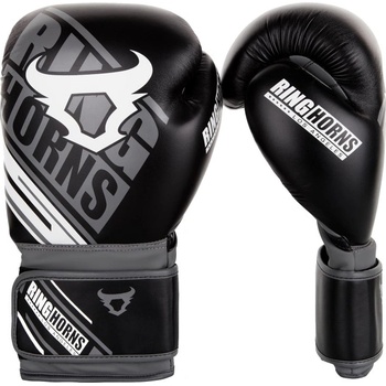 Ringhorns Боксови Ръкавици - Nitro - Черно и Сиво / Boxing Gloves - Nitro - Black and Grey 10 oz