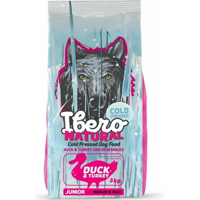 Ibero Cold Press Dog Junior Medium & Maxi Duck & Turkey 3 kg