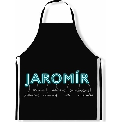 IMPAR Zástěra Mužská jména Neon Jaromír