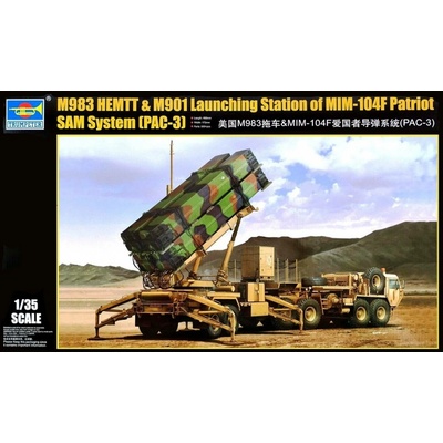 Trumpeter M983 HEMTT & M901 Launching Station w/ MIM-104F Patriot SAM System PAC 3 1:72