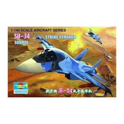 Trumpeter Sukhoi SU 34 Strike Flanker Suchoj 01329 1:144