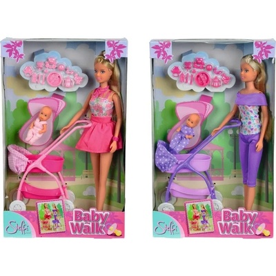 Simba Toys - Стефи Лав - Стефи с бебе и бебешка количка