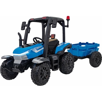 Mamido BLAST Detský elektrický traktor s prívesom 2x200W modrá