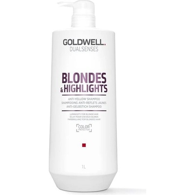 GOLDWELL Dualsenses Blonde & Highlights Anti-Yellow Shampoo 1000 ml