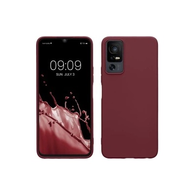 kwmobile Калъф за tcl 40 xl - тъмночервен