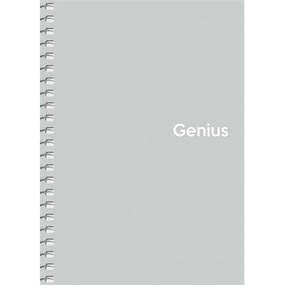 SHKOLYARYK Spirálový sešit Genius Pastel čtverečkovaný A6 PP desky