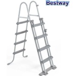 Bestway Стълба за басейни с височина до 122 см, Bestway 58331 (58331)