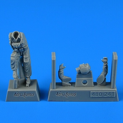 ZVEZDA AIRES Modern Russian Fighter Pilor for Su-57 for kit 1:48