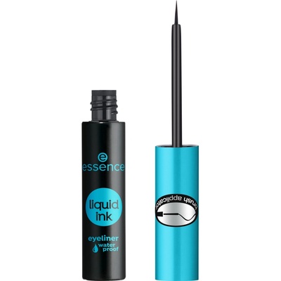 Essence Liquid Ink Eyeliner Waterproof vodeodolné tekuté očné linky Black 3 ml