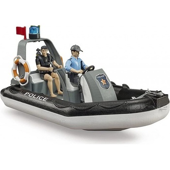 Bruder 62733 Policejní člun se 2 figurkami a příslušenstvím