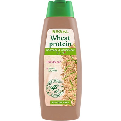 Regal Šampon a kondicionér 2 v 1 na suché vlasy Pšeničný protein 400 ml