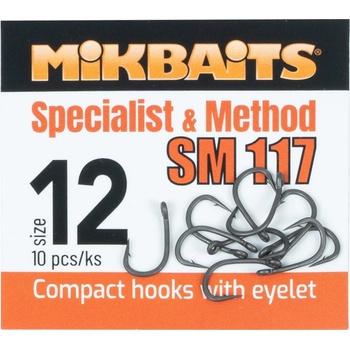 Mikbaits Specialist & Method SM 117 vel.12 10 ks