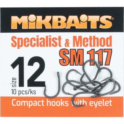 Mikbaits Specialist & Method SM 117 vel.12 10 ks