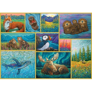 Cobble Hill - Puzzle Alaskan Animals - 500 piese