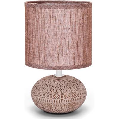 Aigostar - Настолна лампа 1xE14/40W/230V кафяв (AI0658)