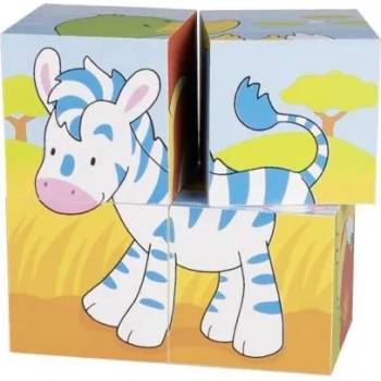 Image 1 of Goki - Дървени кубчета - Животни (57692)