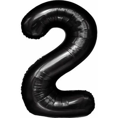 Party Pal Foliové balónky černé č. 0- 9 100cm Číslo: 2