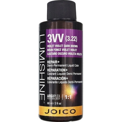 Joico Lumishine Liquid Color 3VV Violet Violet Dark Brown 60 ml