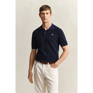 Gant Блуза с яка Gant Men's Short Sleeve Polo Shirt - Evenng Blue 433