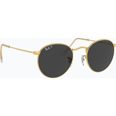 Ray-Ban Слънчеви очила Ray-Ban Round Metal gold/black polarized