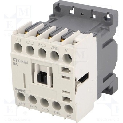 LEGRAND CTX3 MINI 3P 9A 1NC 230VAC