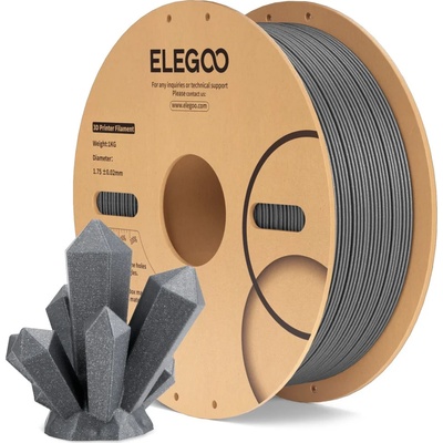Elegoo PLA Sparkle Dark Grey - 1, 75 mm / 1000 g (50.203.0537)