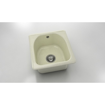 Image 1 of FAT Кръгла мивка Classic 217, Granicite, 211 Silver Stone, с включен сифон