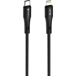 Forcell Кабел Forcell - F-Energy C346, USB-C/Lightning, 27W, 1 m, черен (5903396395314)