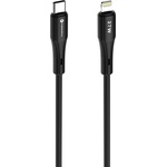 Forcell Кабел Forcell - F-Energy C346, USB-C/Lightning, 27W, 1 m, черен (5903396395314)