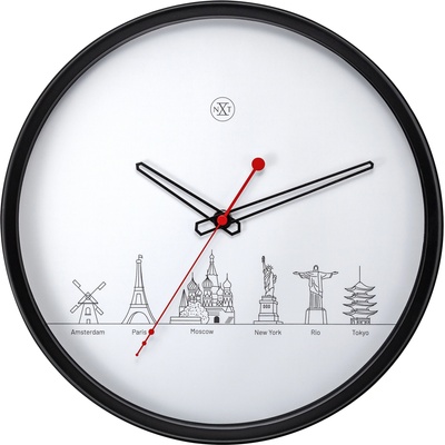 NeXtime Стенен часовник Wordtour (7350)