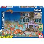 Schmidt Spiele Детски пъзел Schmidt от 100 части - Нощното посещение на животните (56575) - ozone