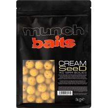 Munch Baits Boilies Cream Seed 1kg 18mm