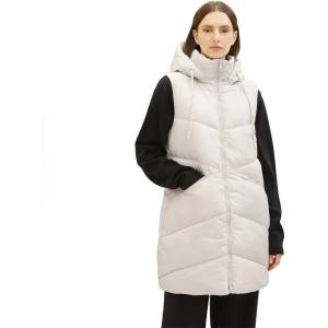 Tom Tailor Потник Tom tailor 1037562 Modern Long Vest - Beige (Clouds Grey)