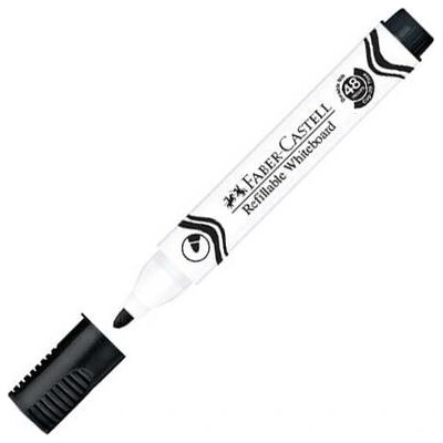 Faber-Castell Борд маркер за бяла дъска W20, черен (254099)