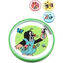 KRTEK Hra kuličkové bludiště labyrint kulatý 9cm Krteček plast 4 barvy