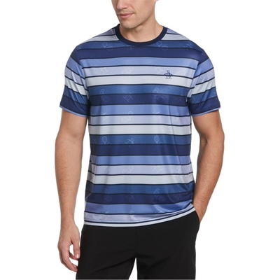 Original Penguin Striped Tee Sn99 Astral Night