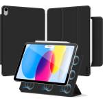 Tech-Protect Силиконов, магнитен калъф за Apple iPad 10 (10.9" 2022) / 11 (11" 2025) от Tech-Protect SmartCase Magnetic - Черен (5906302363094)