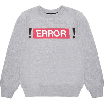 Winkiki WTB01775 chlapčenská mikina Svetle sivý melír