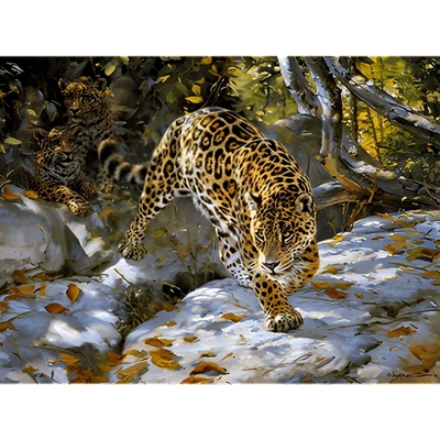 Диамантен гоблен 40 х 50 см. с дървена подрамка ga83827