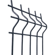 EKOfence Zváraný plotový panel 3D ZnPVC 2500x1030x4mm antracit 12865